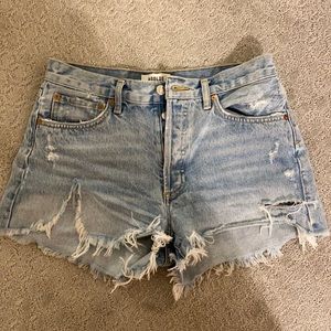 AGOLDE Parker Vintage Cut Off Shorts in Swapmeet
